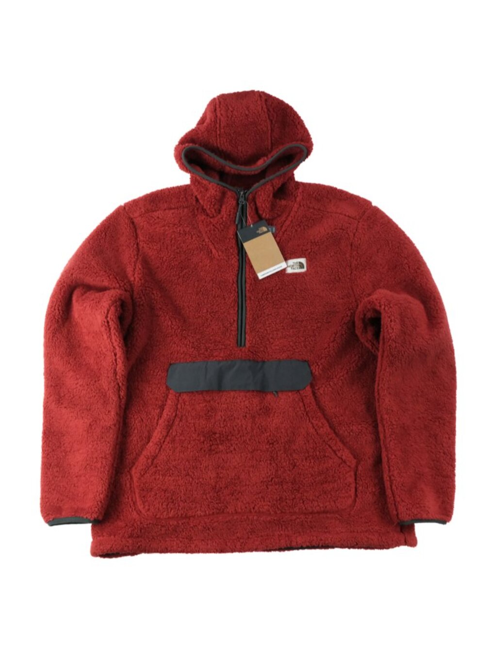 The North Face Campshire 2.0 Pullover Hoodie Sherpa Fleece Red XL Lifestyle NWT!